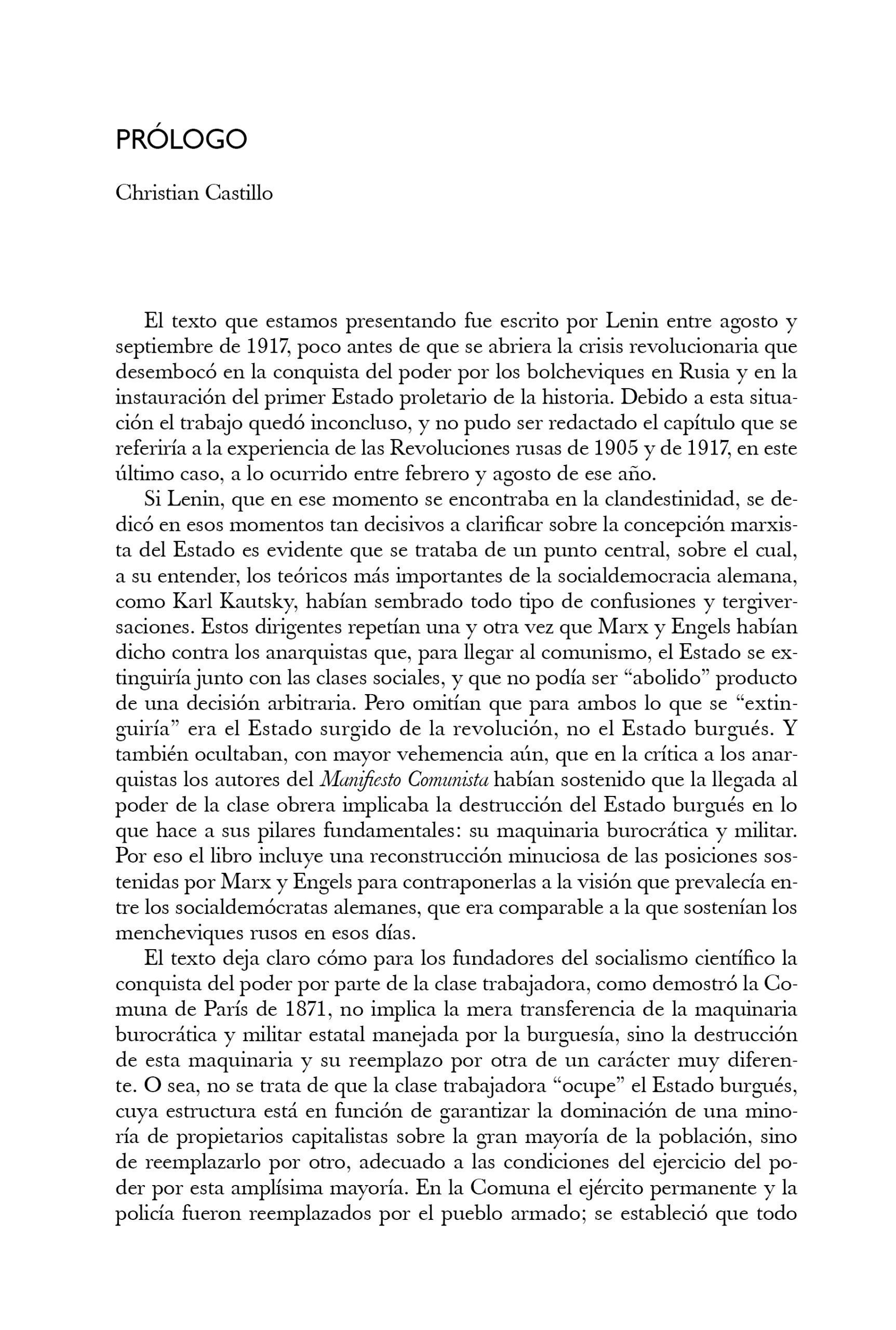 el estado y la revolución