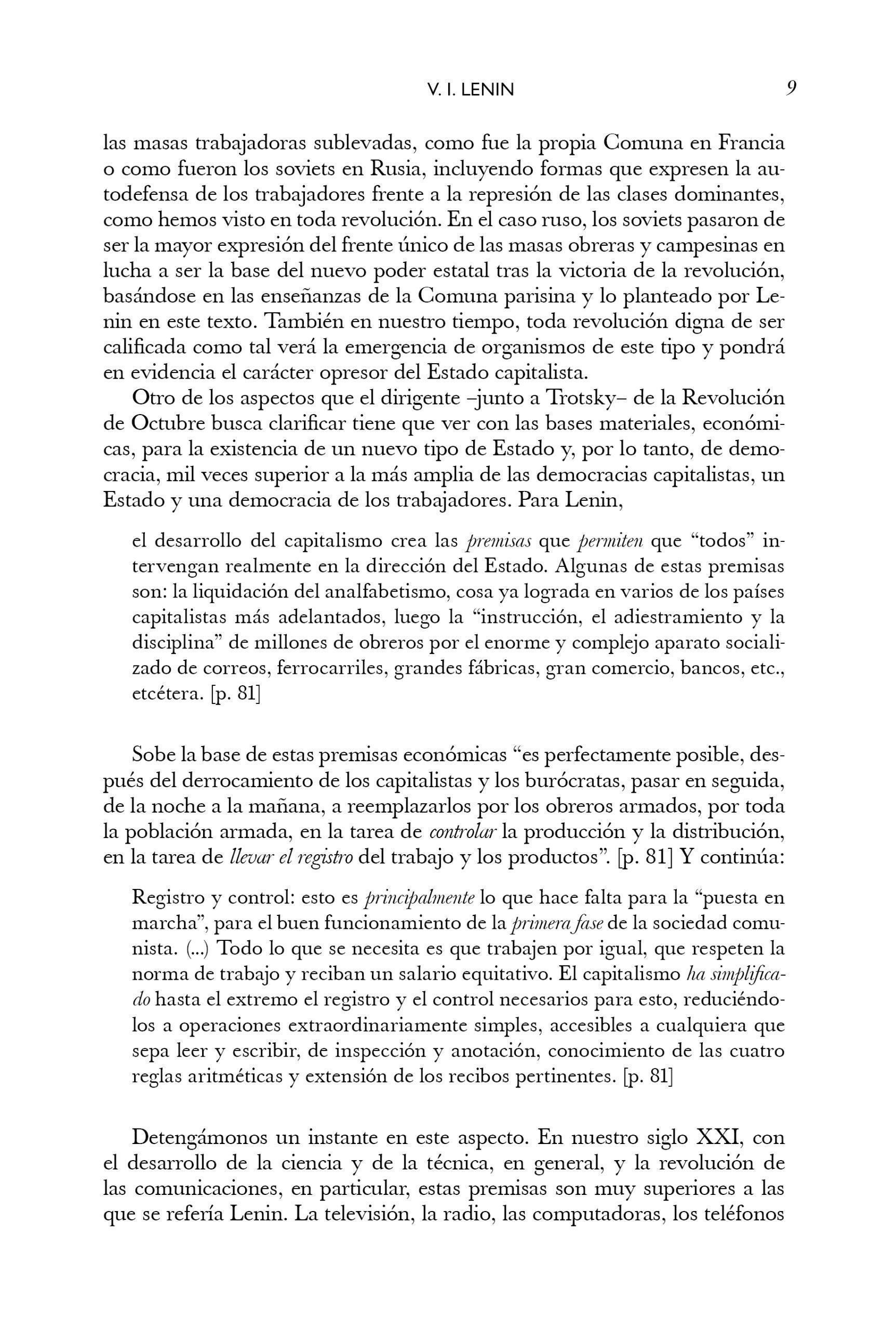 el estado y la revolución