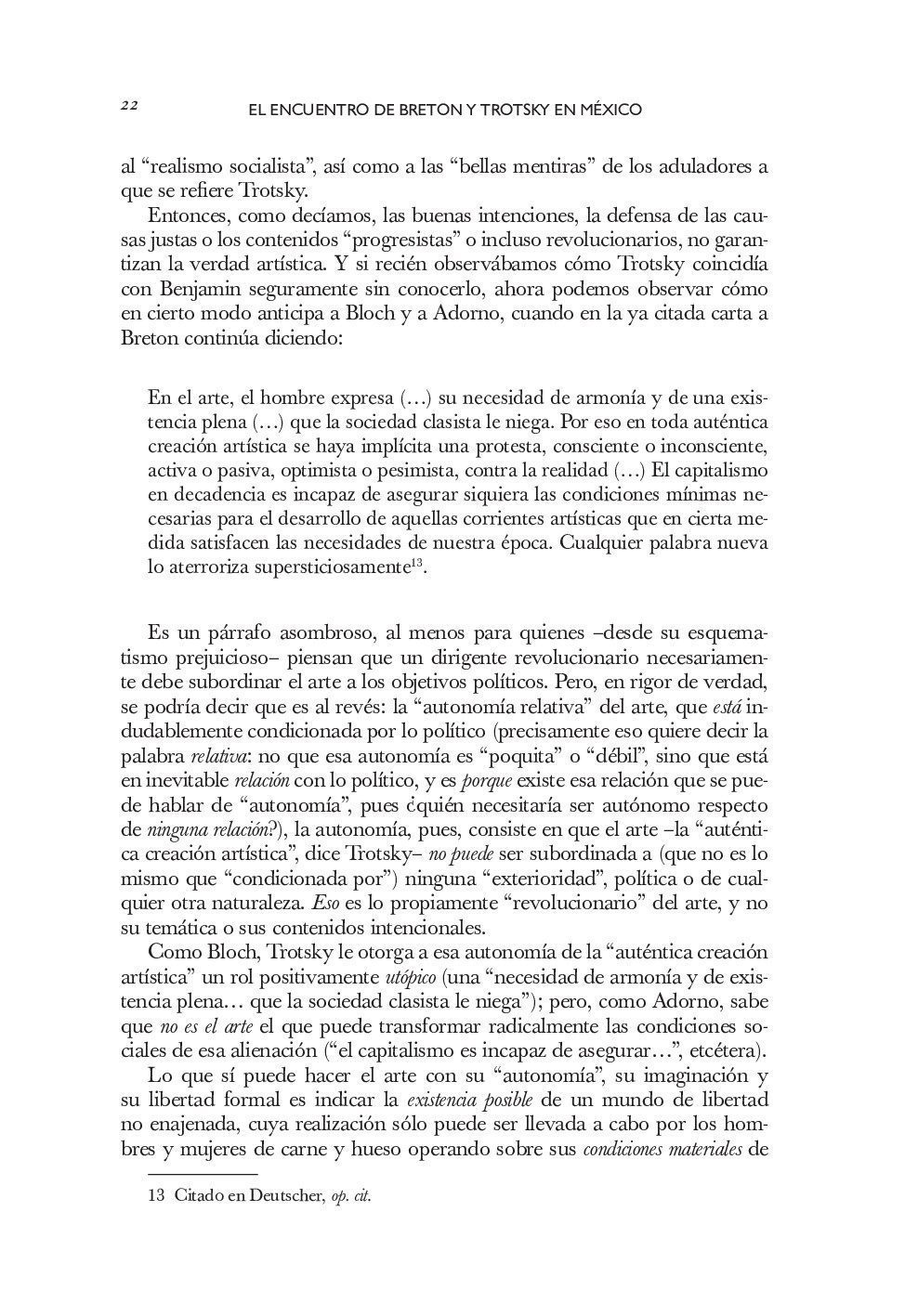 el encuentro de breton y trotsky en méxico