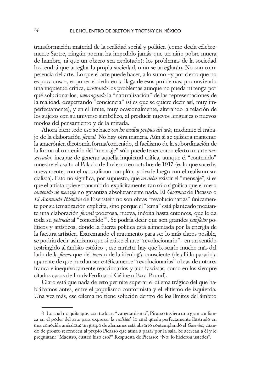 el encuentro de breton y trotsky en méxico